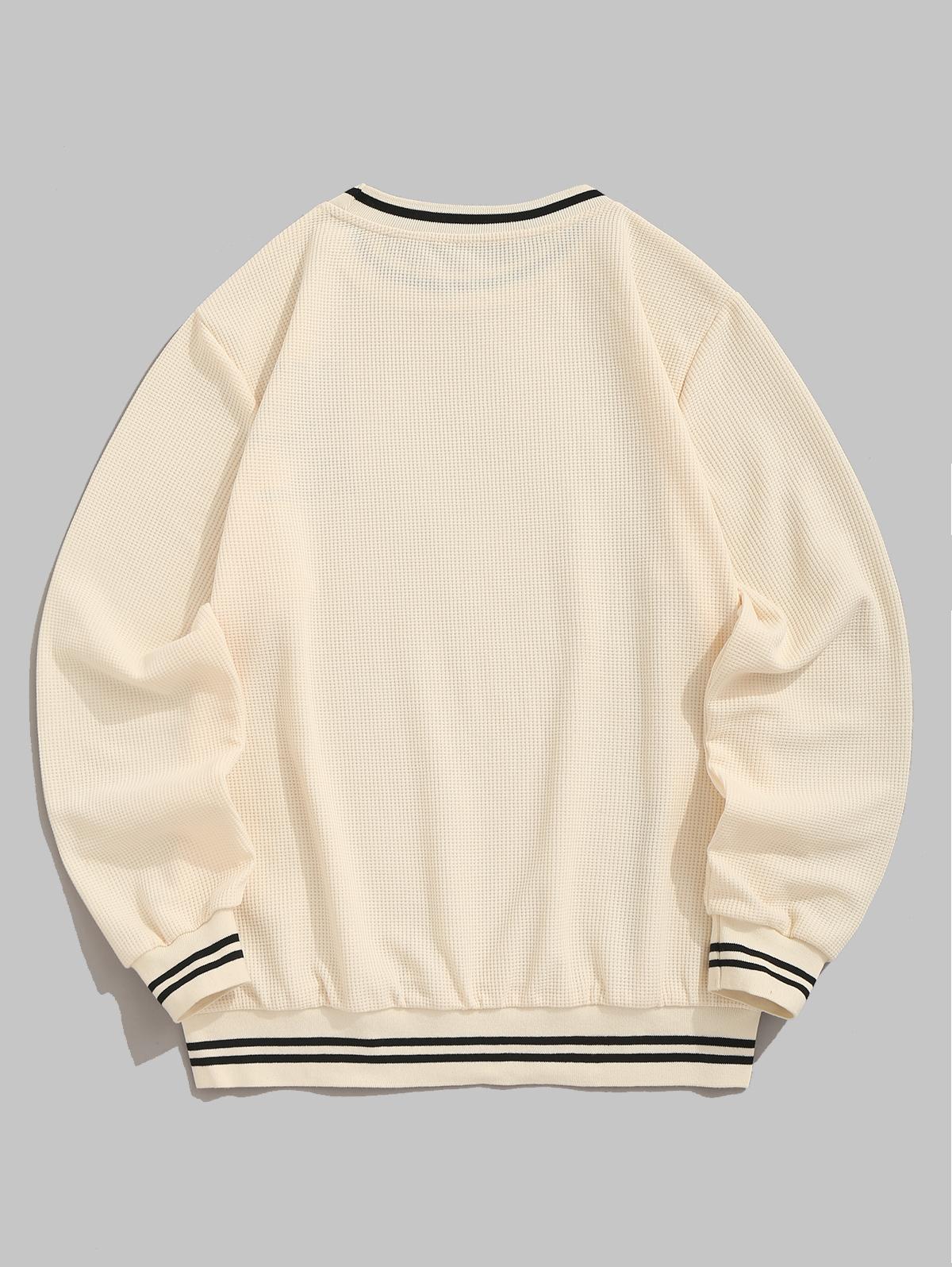 ZAFUL Мужская повседневная толстовка с круглым вырезом и надписью «BE THE BEST YOU CAN BE» — фото 2