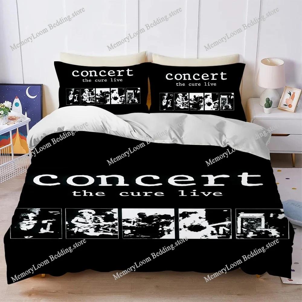 Rock Band The C-Cure-S Duvet Cover Set Home Style Bedding Soft Laundry Cotton Bed Four Seasons Student Dormitory Home Textile963