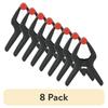 2 Inch Light Duty Spring Clamp 8 Pack Ergonomic Handles Heavy Duty Resin Single Hand Operation Swivel Grip Ideal DIY Arts Crafts