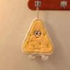 Cartoon Cheese Design Coral Fleece Hand Towel - Absorbent & Thick for Bathroom/Kitchen