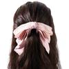 Fashion Design Party Women Hair Accessories Bow Banana Clip Korean Style Hair Wear Vertical Clip