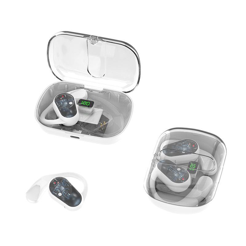 Hi-Fi Stereo Sound Digital Display Ear Hook Sports Wireless Earbuds with Ultra-long Battery Life