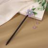 Ebony Style Tassel Hairpin: Vintage Wooden Hair Accessory for Women, Perfect for Simple Updos and Ancient Costume Adornments