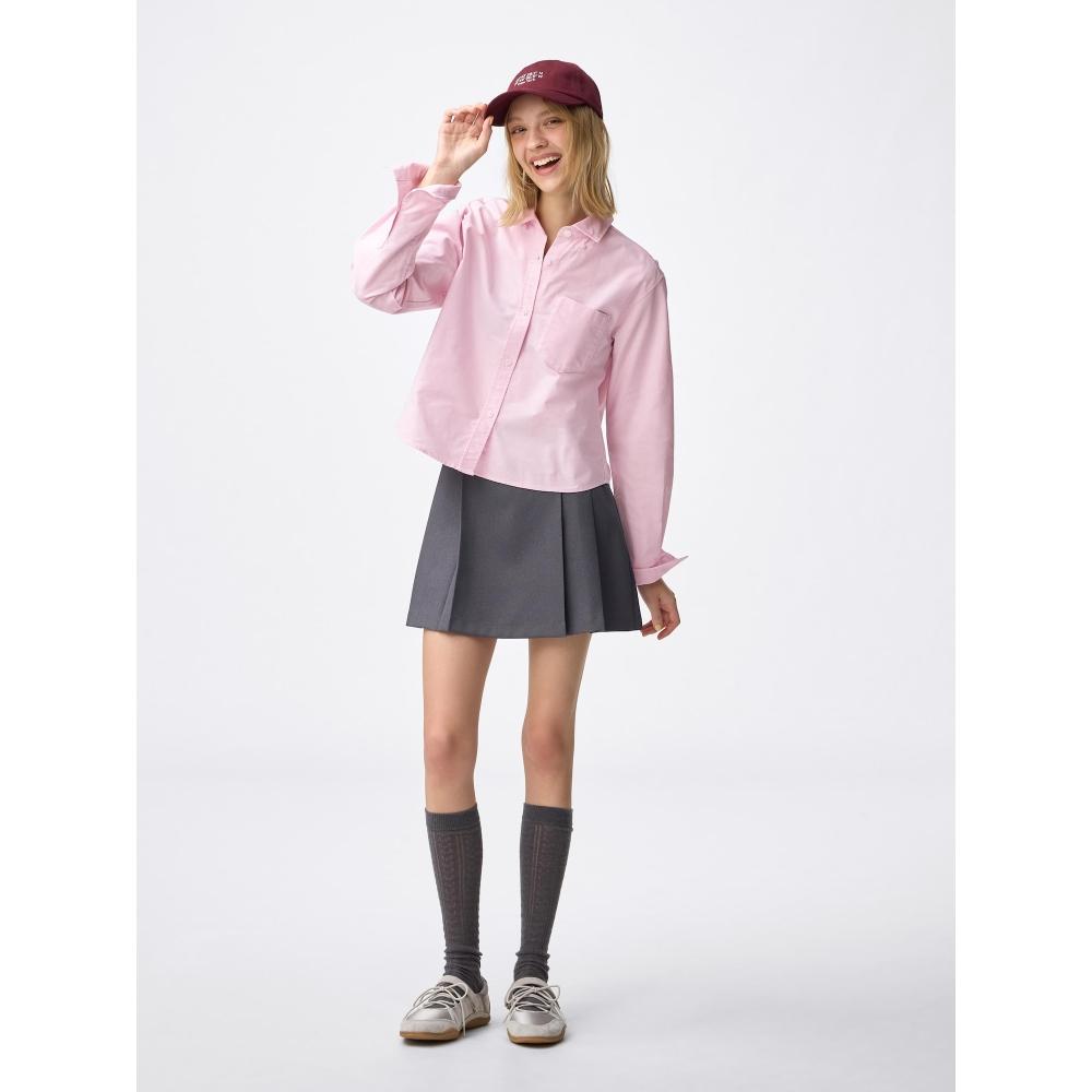 Uniqlo Gu Oxford Short Shirt