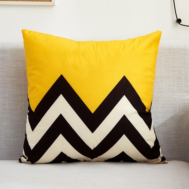 Creative Pattern Pillowcase Dormitory Decoration Office Living Room Sofa Home Pillowcase