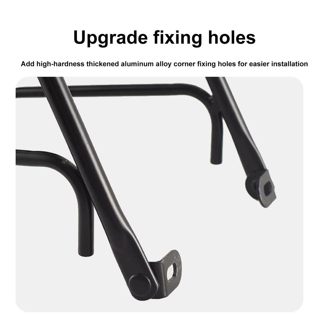 Bicycle Front Rack Aluminum Alloy Cycling Front Bracket Luggage Shelf Cargo Rack Carrier Bracket