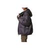 Adidas Originals Street Down FW25 Puffer Jacket Solid Color Logo Hooded Warm Sports 600 Fill Duck Down Bread Down Jacket Women Jacket KG4914