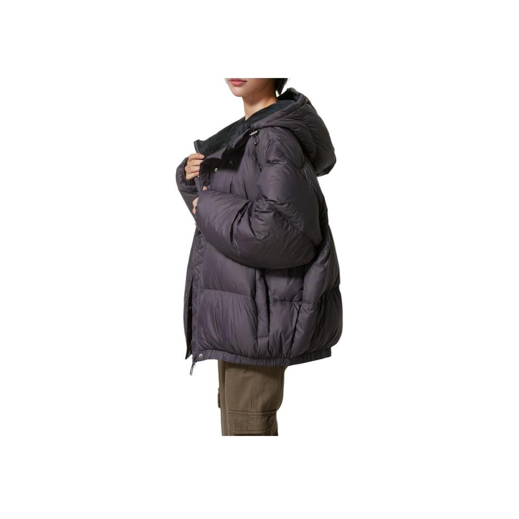 Adidas Originals Street Down FW25 Puffer Jacket Solid Color Logo Hooded Warm Sports 600 Fill Duck Down Bread Down Jacket Women Jacket KG4914