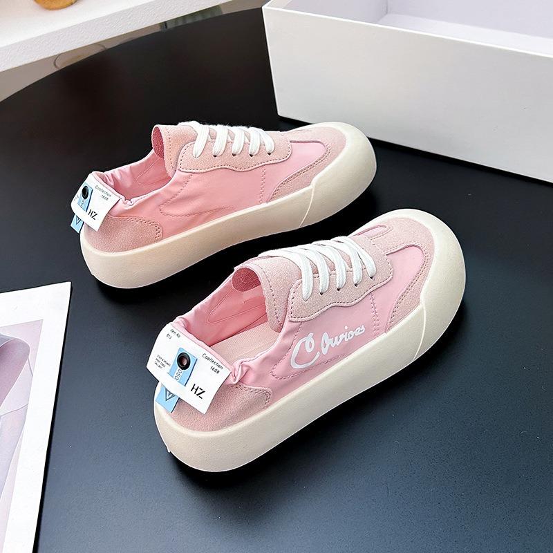 Zapatos de Mujer, Zapatos Deportivos de Plataforma con Suela Gruesa para Aumentar la Altura de Estudiante, Zapatos Casuales