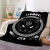 Satan Moon Black Blanket Bedding Flannel Blanket Sofa Decorative Blanket Blanket