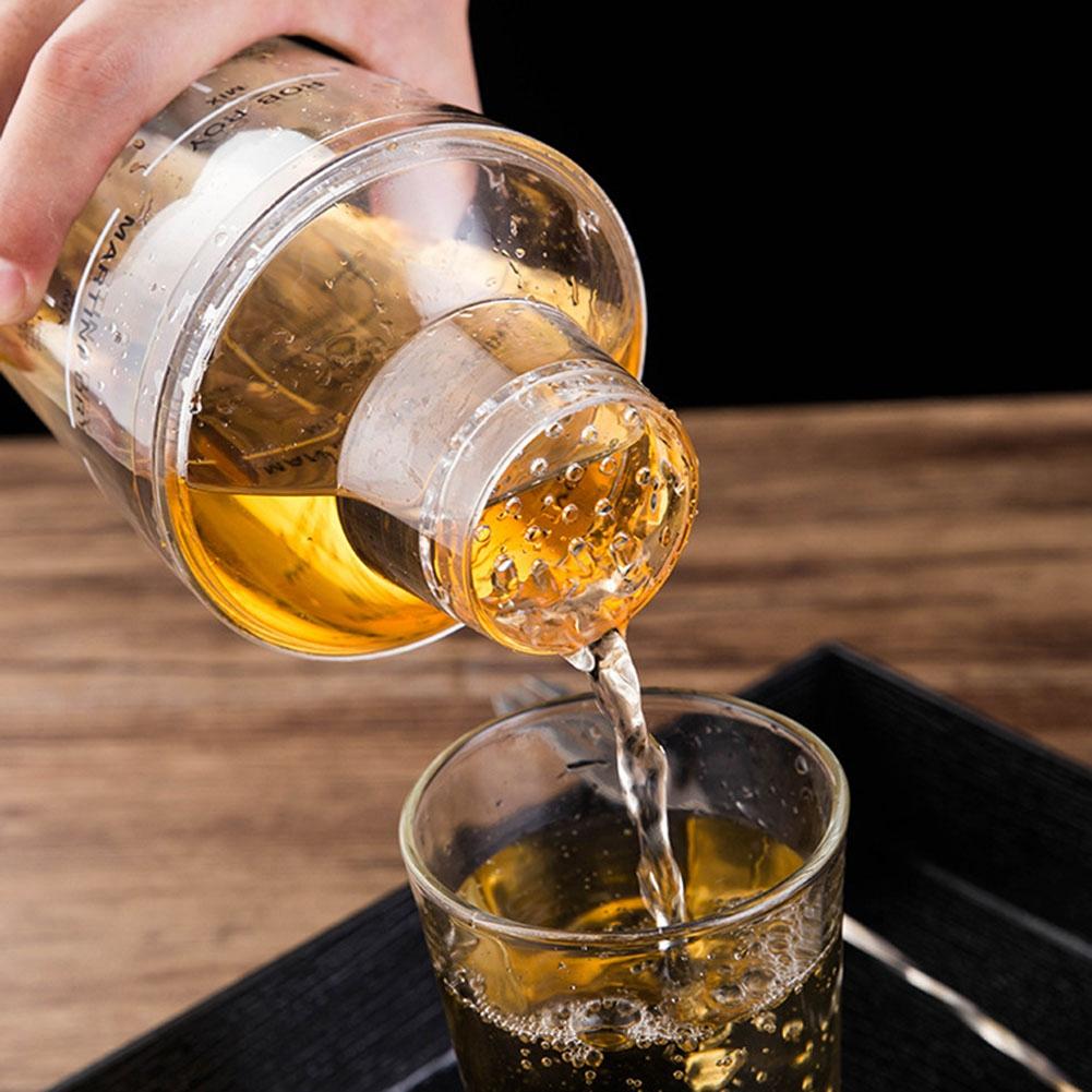 

Шейкер для коктейлей Миксер для напитков Смешивание Встряхивание Инструмент Бармен Барные Принадлежности со Шкалой