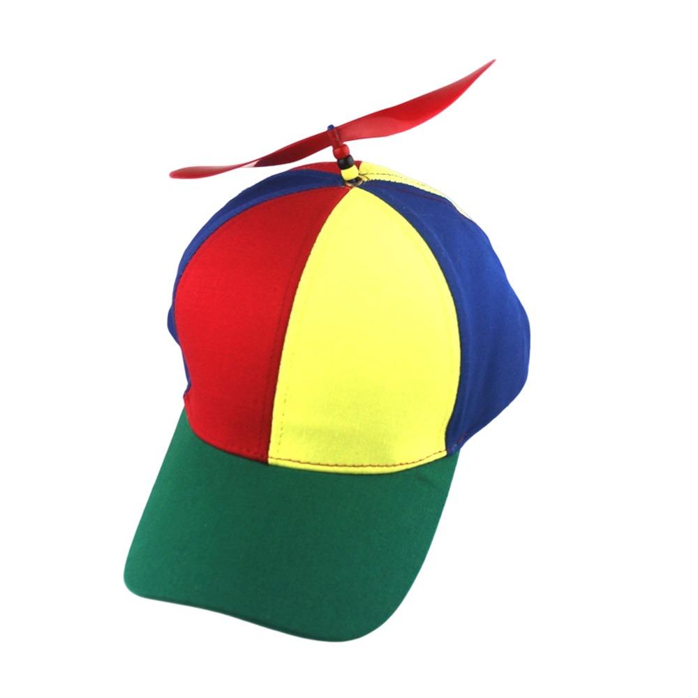 Funny Baseball Cap Rainbow Sun Cap Casual Snapback Hat Kids Boys Girls