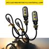 2PCS Mini Led Motorcycle Turn Signal Light Lamp Indicators Blinker Amber Clignotant Moto 3Led 12V for Yamaha Kawasaki Cafe Racer