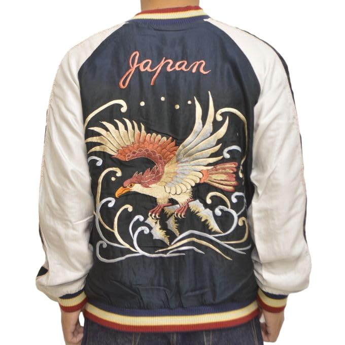 

Куртка-сувенір Tailor Toyo з ефектом старіння, ацетатний сукаджан ОРЕЛ ДРАКОН Taylor Toyo TT15393-119 × (L)