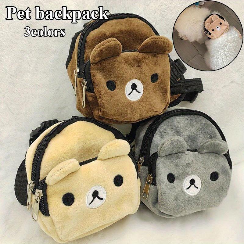 Niedlicher Haustier-Rucksack aus Nylon für kleine und mittelgroße Hunde. Praktischer, tragbarer Hunde-Snackbeutel mit großem Fassungsvermögen. Hunderucksack