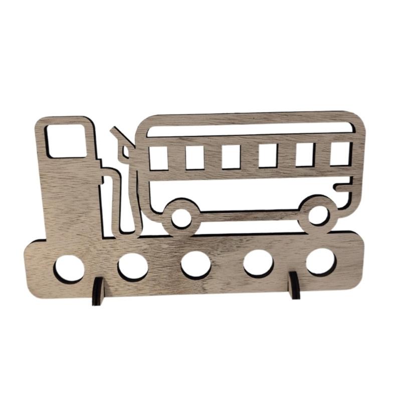 Car Shape Money Holder Handcrafteds Wood Money Gift Ornament for Birthday