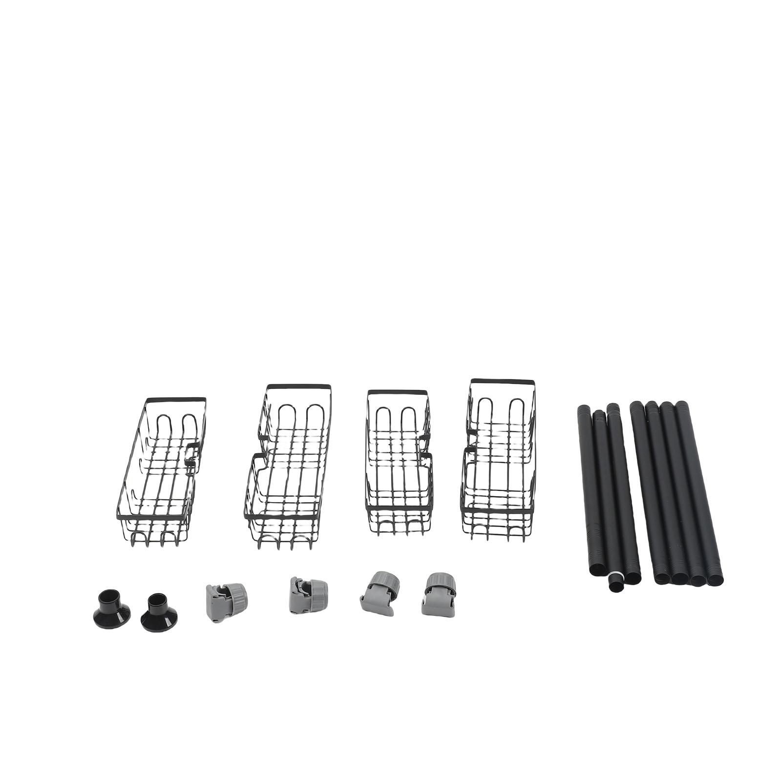 4 Tier Corner Shower   Tension Pole   Bathroom   Shelves Stainless Steel for Bathtub Sink Corner