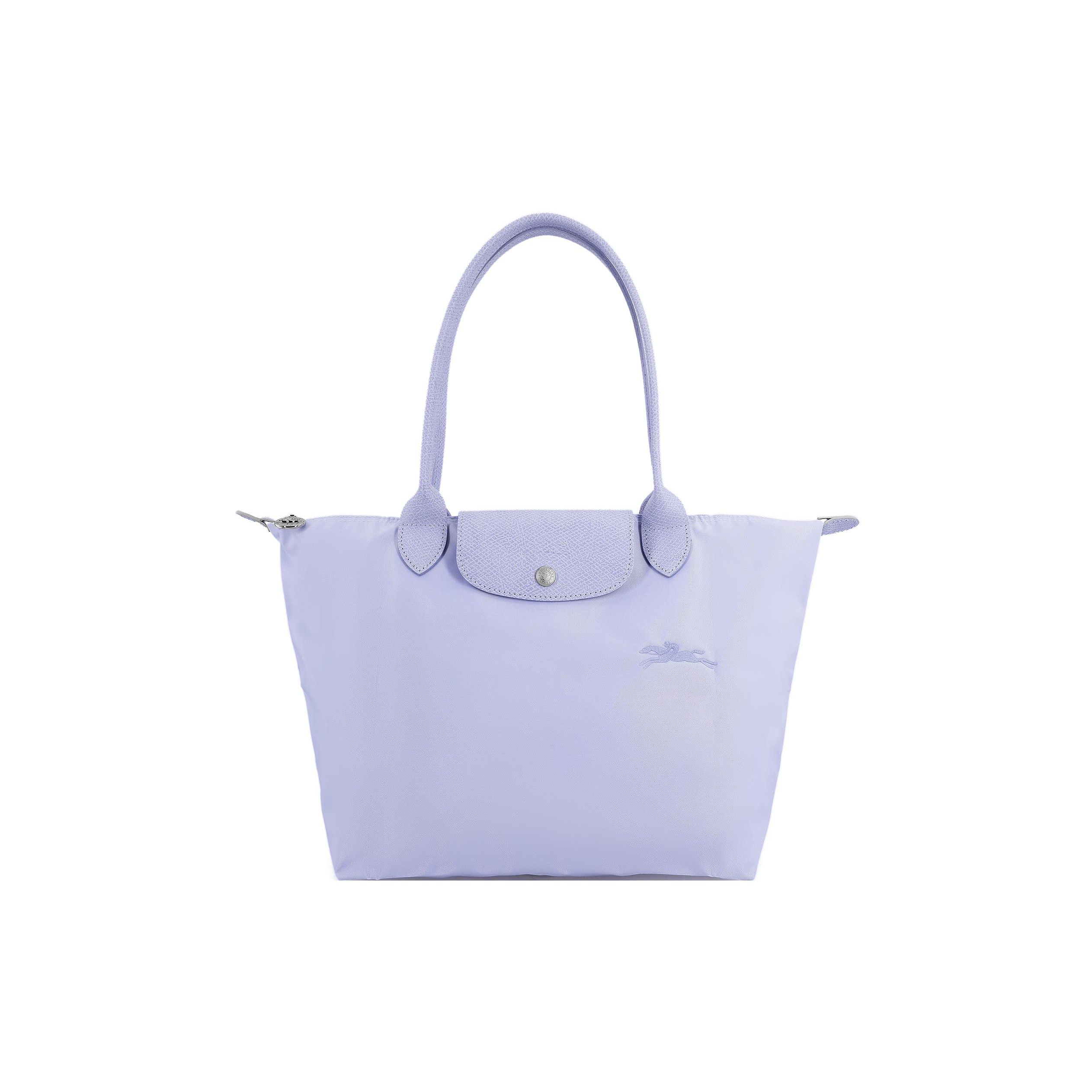 

Longchamp Le Pliage Green Snap Zipper Closure Canvas And Leather Tote Bag Women Tote Bags Sky-Blue 2605919P79 Basic Set (Bag)