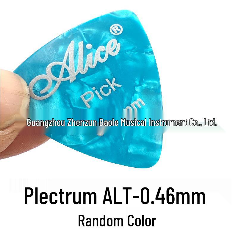 

Большой треугольный целлулоидный гитарный медиатор Alice - Износостойкий