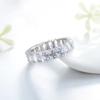 Modian New 100% 925 Silver Classic Oval Sparkling Finger Ring For Women Luxury AAAAA CZ Wedding Engagement Fine Jewelry