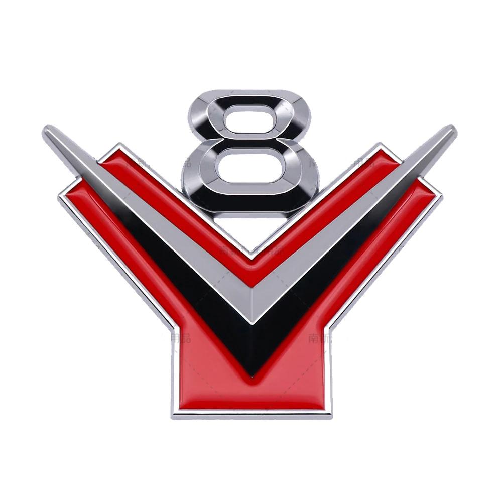 

Универсальный логотип V8 эмблема автомобиля наклейка на кузов автомобиля задний значок для автомобиля A