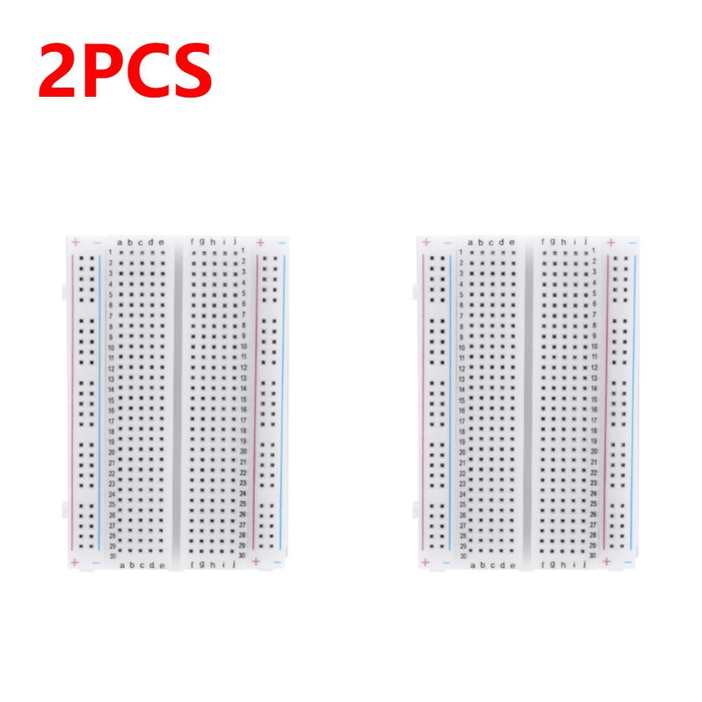1-10pcs 400 Tie Points Solderless PCB Breadboard Spliceable Mini Universal Test Protoboard for Experiment Test Robot