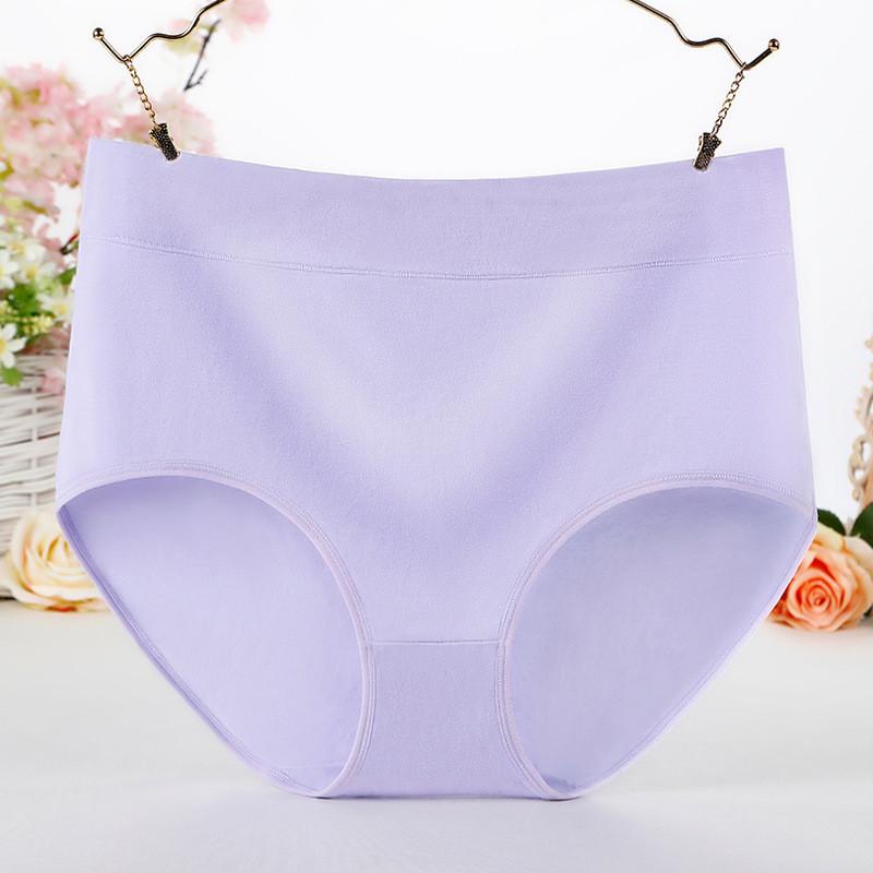 Comfortable High Waist Cotton Panties For Women Plus Size Breathable Tummy Control Underwear For Moms And Plus Size Ladies