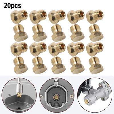 20x Nozzles Propane Burner Orifice Kit For LPG Burner Nozzle Replacement Parts