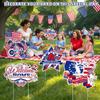 7 Stück 250. Jubiläum Amerikanische Rasenschilder 4. Juli Dekorationen Unabhängigkeitstag Outdoor Rasendekor Patriotische Party 1776-