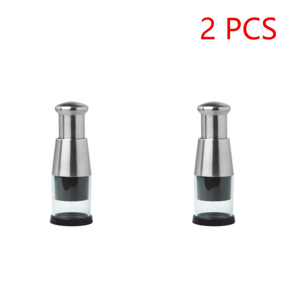 Stainless Steel Manual Hand Chopper Kitchen Tool Vegetable Chopper Mini Garlic Mincer for Garlic Ginger Nuts Food Crusher Cutter