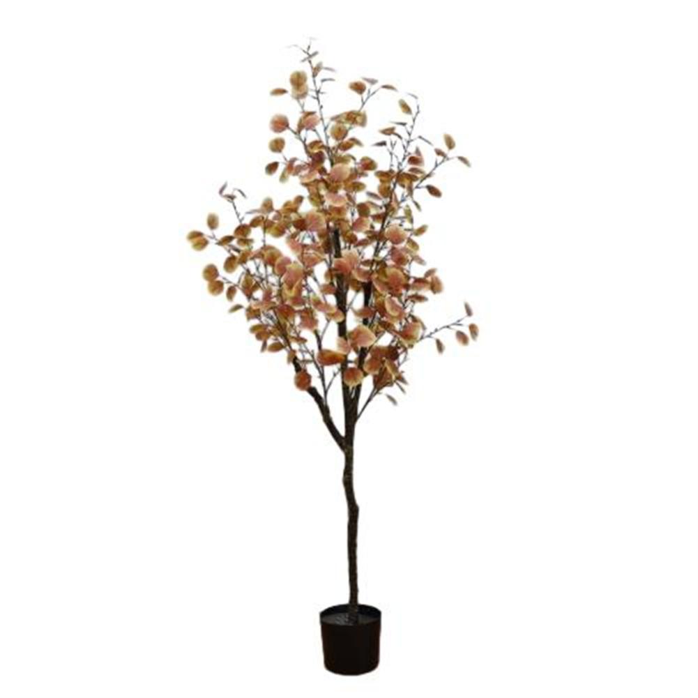 Artificial Eucalyptus Tree Fake Plant In Pot For Home Office Decor Realistic Thanksgiving Decor Fall Tree Decor For Home Party