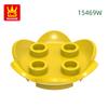 Non-Toxic 129Pcs/Lot 15469W Plant Leaves 2 X 2 With 6 Petals Building Block Moc Accessories Compatible With Brick Diy Children Toys
