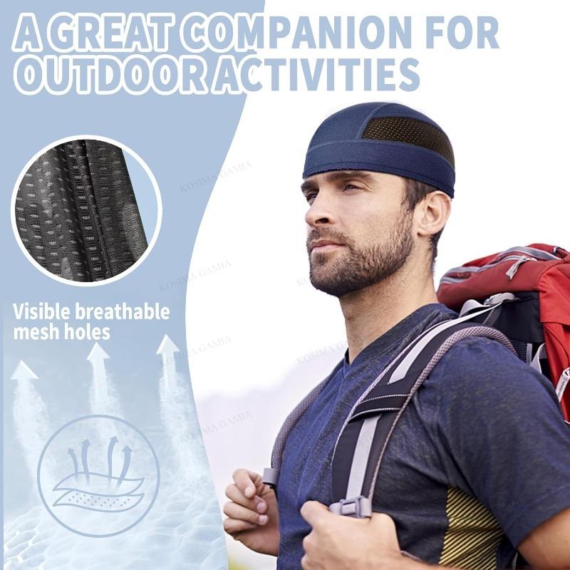 New Motorcycle Helmet Inner Cap Hat Quick Dry Breathable Mesh Hat Racing Cap Under Helmet Beanie Cap Motocross Motor Helmet Hat
