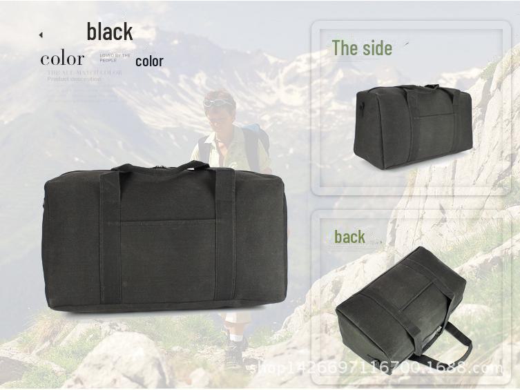 

Чоловіча та жіноча полотняна дорожня сумка великої місткості – варіанти багажу, плеча та через плече 20 inches темно-сірий