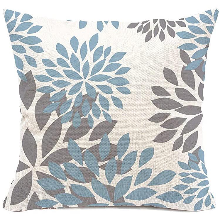 Striped Pillowcase Home Decoration Linen Pillow Cushion Waist Mat Sofa Pillowcase Geometric Abstract