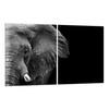 2x GLASS PROTECTIVE PLATE FOR STOVE 40x52 ELEPHANT