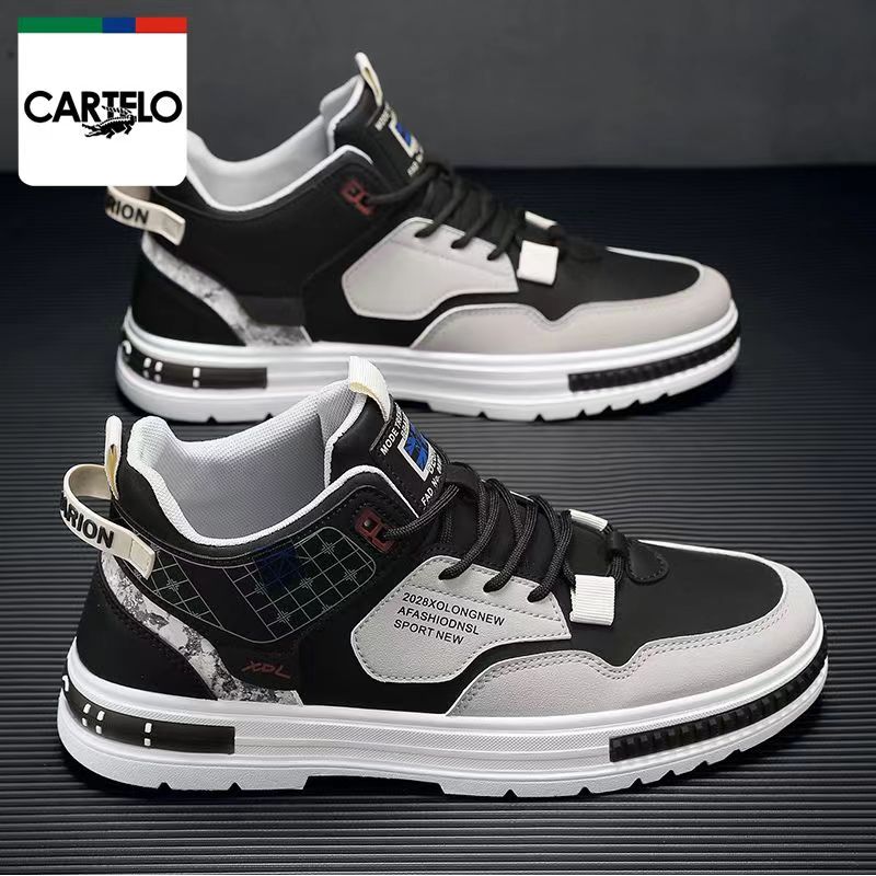 Herrenschuhe, leichte und vielseitige Freizeit-High-Top-Sneaker, rutschfeste und verschleißfeste Arbeitsschuhe