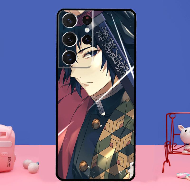 Giyu Tomioka Demon Slayer Kimetsu no Yaiba Case For Samsung Galaxy S21 Ultra S20 FE S9 S10 S21 Plus Note 20 S22 Ultra Full Cover