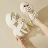 Popular Platform Sandals Women's New Models In the Summer of 2025 Wear Bows To Increase the Height of Small Roman Sandals