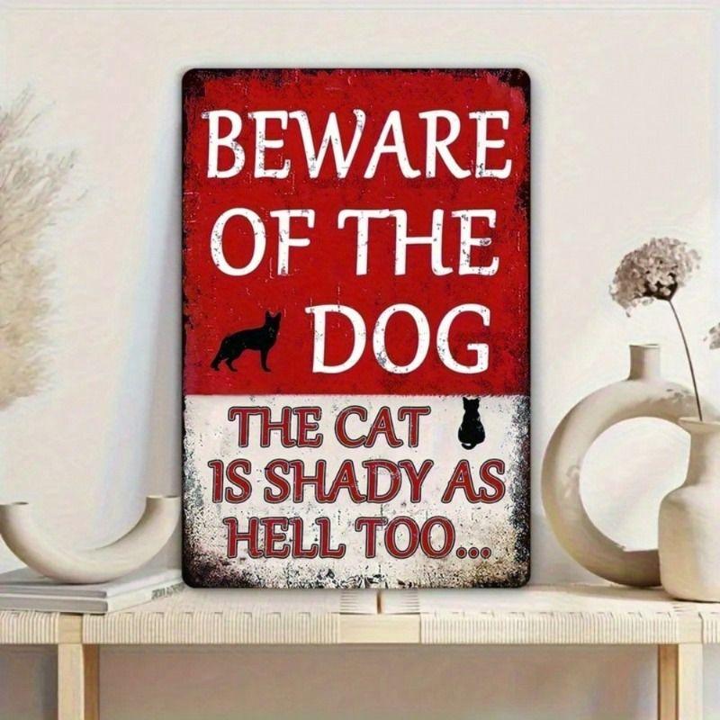 Retro Metal Tin Sign Farmhouse Wall Art Living Room Balcony Decor