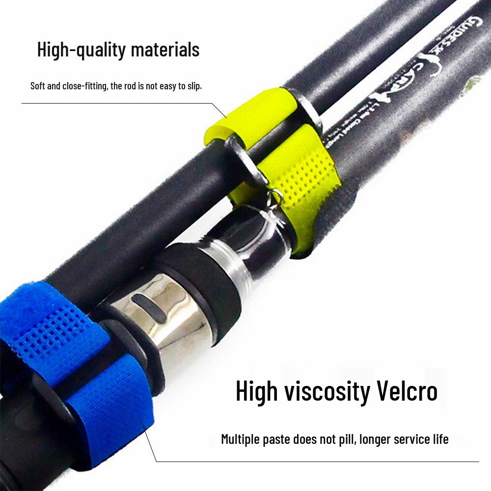 Magic Tape Anti-Slip Fishing Rod Straps - Lure & Bait Binding Tool for Fishing Accessories