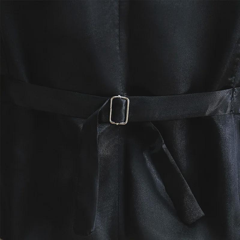 Pánská vesta s hustými flitry pro pódiová a taneční vystoupení - Evropský a americký styl