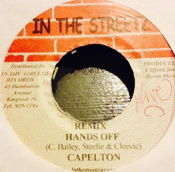 

7-дюймовая пластинка CAPLETON - Ремикс Hands Off NONE In The Streetz Ямайский регги, ска и даб Б/У