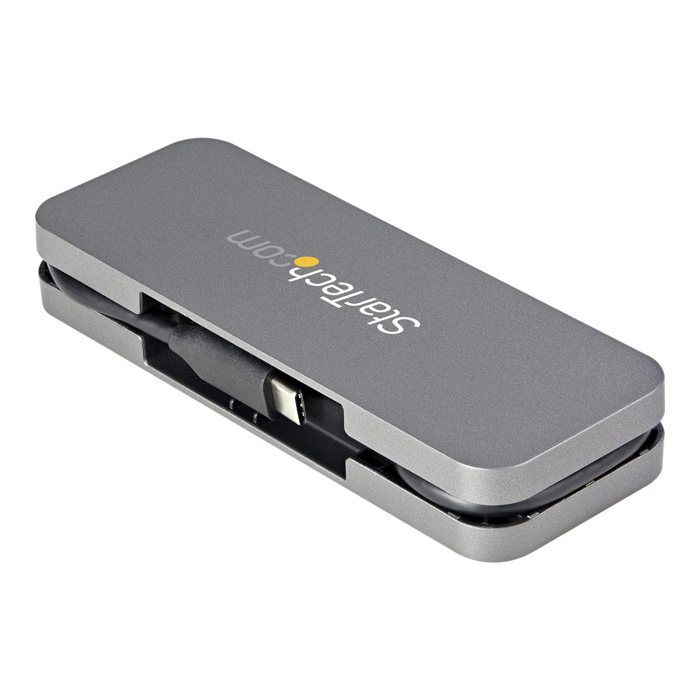 Hub USB-C - STARTECH.COM - HB30CM3A1CB - 4 Ports - 3 USB-A/1 USB-C - Câble Rétractable