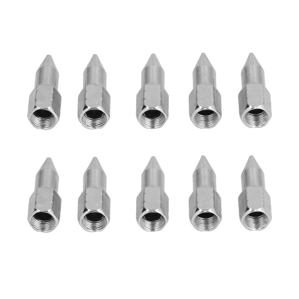10 Stück Fettpressen-Düse Spitz Manuell Langlebig Verschleißfest Rostbeständig Düsenzubehör für