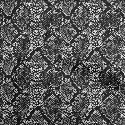 Tecido de algodão flexível cinza pele de animal material de vestido tecido estampado por metro 40 polegadas