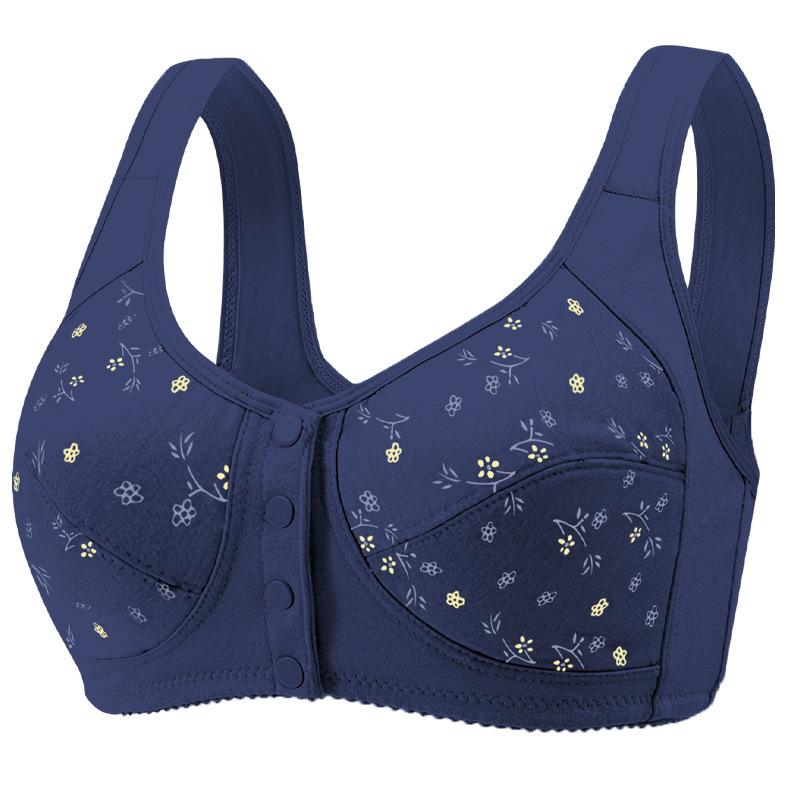 Women Wirefree Tank Style Bras Front Closure Bralette Female Confortable Breathable Underwear Large Bust Cup Underwear L-5XL