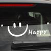 Happy Triangle Reflective Waterproof Cartoon Car Sticker