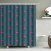 Bathroom Shower Curtain Vintage Floral Pattern Waterproof Fabric Decor Washable Liner