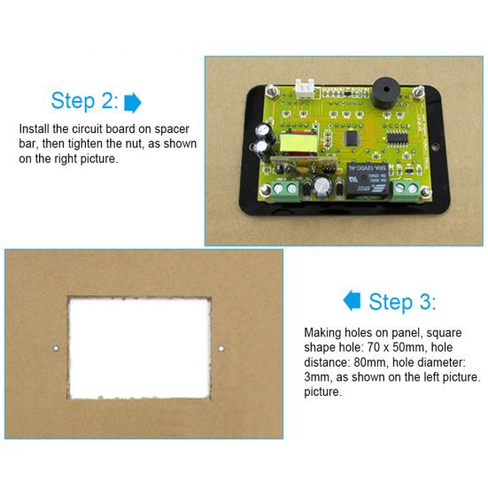 Thermostat Durable High-accuracy Energy Star Temperature Rectangle Shape Controller for Refrigerators